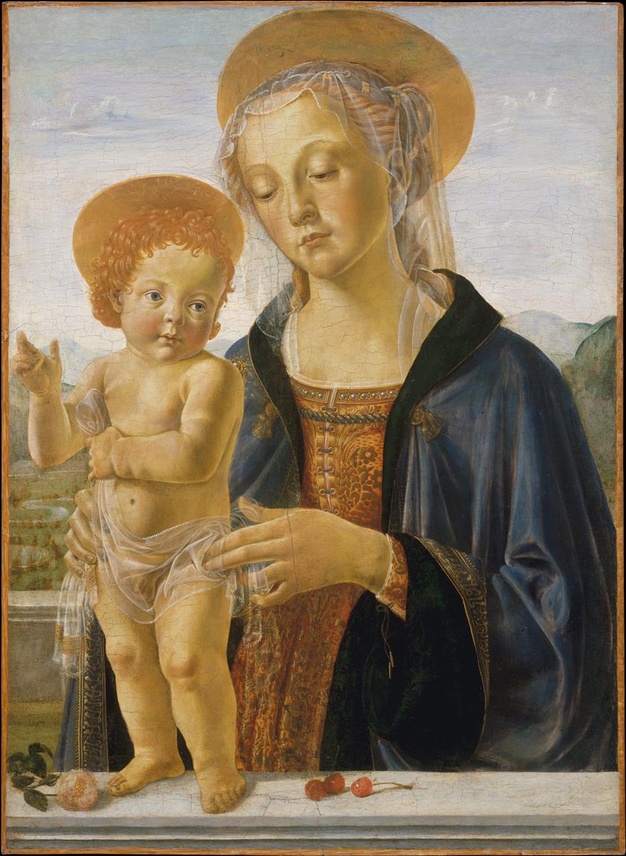 安德里亚·德尔·韦罗基奥（Andrea del Verrocchio）作品-麦当娜和孩子 3