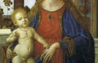 安德里亚·德尔·韦罗基奥（Andrea del Verrocchio）作品-麦当娜和孩子