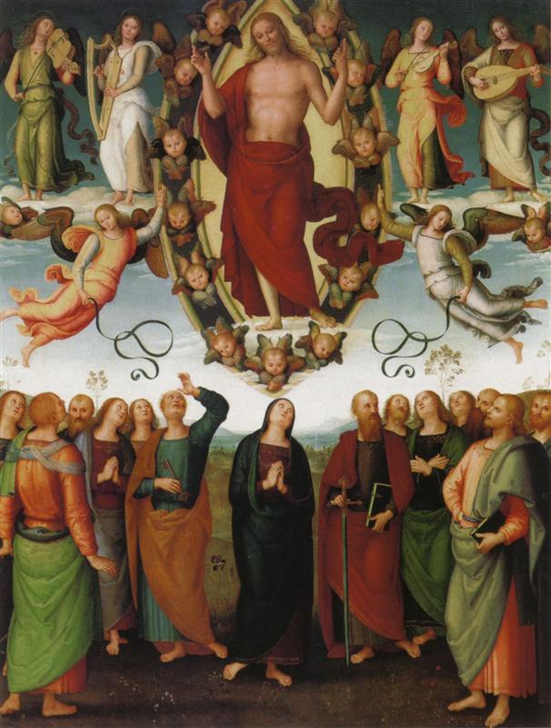 彼得罗·佩鲁吉诺（Pietro Perugino，意大利）-基督升天