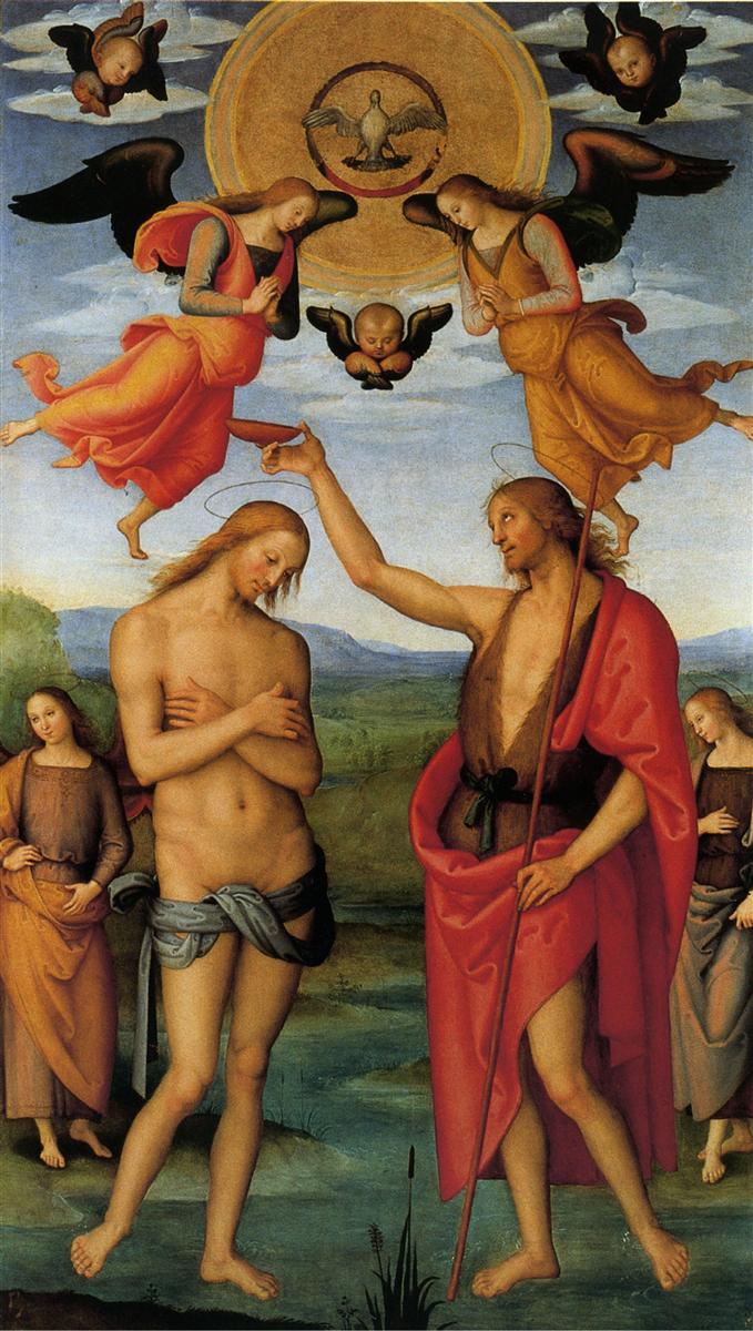 彼得罗·佩鲁吉诺（Pietro Perugino，意大利）-基督的洗礼 3