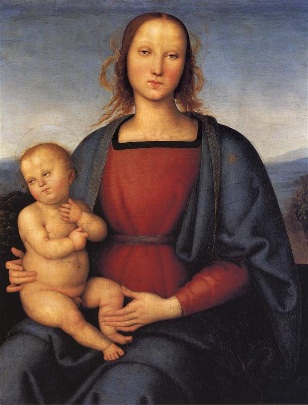 彼得罗·佩鲁吉诺（Pietro Perugino，意大利）-麦当娜与孩子 2