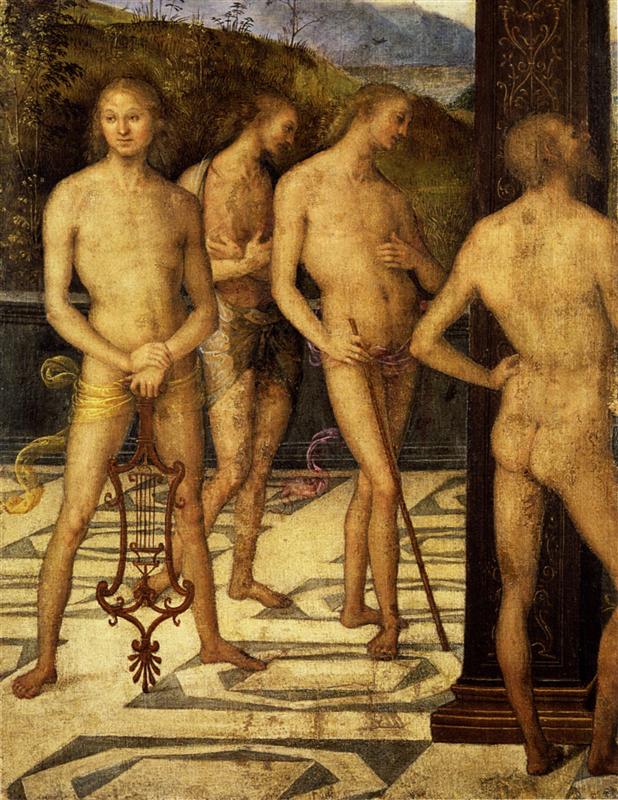 彼得罗·佩鲁吉诺（Pietro Perugino，意大利）-四裸