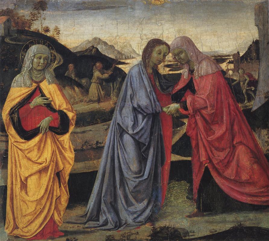 彼得罗·佩鲁吉诺（Pietro Perugino，意大利）-探访圣安妮和圣约翰圣弗朗西斯的圣痕