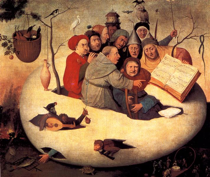 耶罗尼米斯·<a href=https://www.kuhw.com/e/tags/?tagid=6918 target=_blank class=infotextkey>博斯</a>（Hieronymus Bosch）作品-鸡蛋里的音乐会