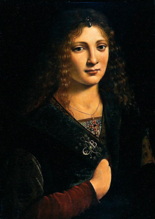 乔瓦尼·安东尼奥·博塔费奥 (giovanni antonio boltraffio，意大利)作品-据称是 Anne Whateley 的肖像