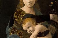 乔瓦尼·安东尼奥·博塔费奥 (giovanni antonio boltraffio，意大利)作品-圣母子（玫瑰圣母）