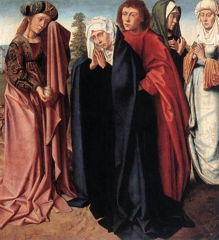 杰拉德·大卫（Gerard David ，荷兰）作品-各各他的圣女和圣约翰