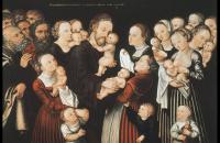 老卢卡斯·克拉纳赫（Lucas Cranach the Elder）作品-基督祝福孩子