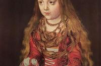 老卢卡斯·克拉纳赫（Lucas Cranach the Elder）作品-撒克逊公主的肖像