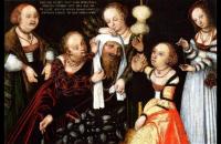 老卢卡斯·克拉纳赫（Lucas Cranach the Elder）作品-赫拉克勒斯和奥菲尔