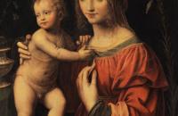 贝纳迪诺·路易尼 （Bernardino Luini）作品欣赏-麦当娜与孩子