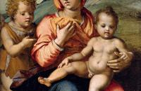 安德烈·德尔·萨托( Andrea del Sarto)作品欣赏-麦当娜和孩子与婴儿圣约翰在风景中