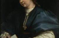 安德烈·德尔·萨托( Andrea del Sarto)作品欣赏-拿着彼特拉克之书押韵的女士 安德里亚·德尔·萨托