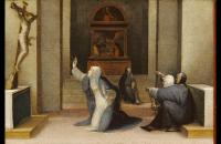 多梅尼科.贝卡富米(Domenico Beccafumi)作品-锡耶纳的圣凯瑟琳接受圣痕