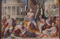 多梅尼科.贝卡富米(Domenico Beccafumi)作品-雅典国王科德隆的牺牲