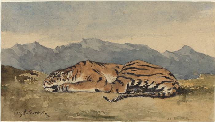欧仁·德拉克鲁瓦（Eugene Delacroix）高清作品 -（085）