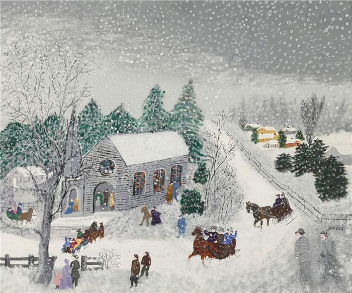 摩西奶奶（Grandma Moses）高清作品-GrandmaMoses 85