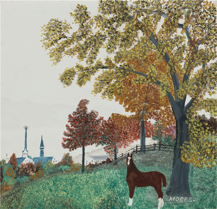 摩西奶奶（Grandma Moses）高清作品-GrandmaMoses 92