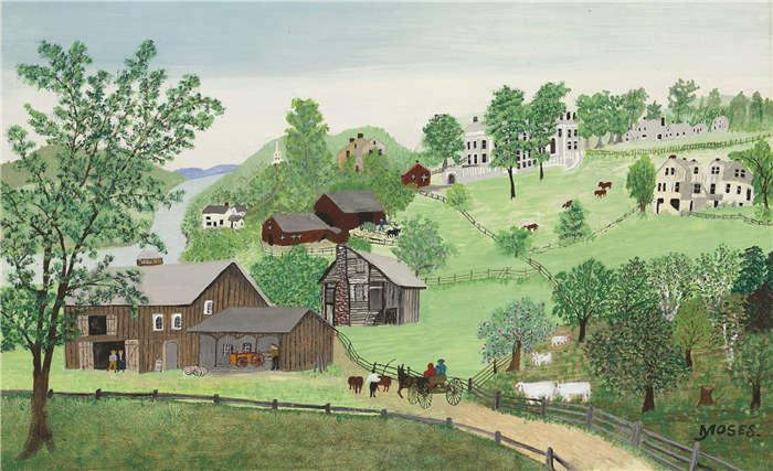 摩西奶奶（Grandma Moses）高清作品-GrandmaMoses 76