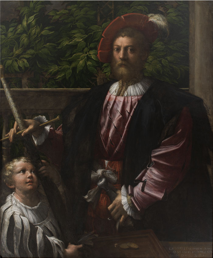 帕米贾尼诺(Parmigianino)作品-洛伦佐·赛博肖像