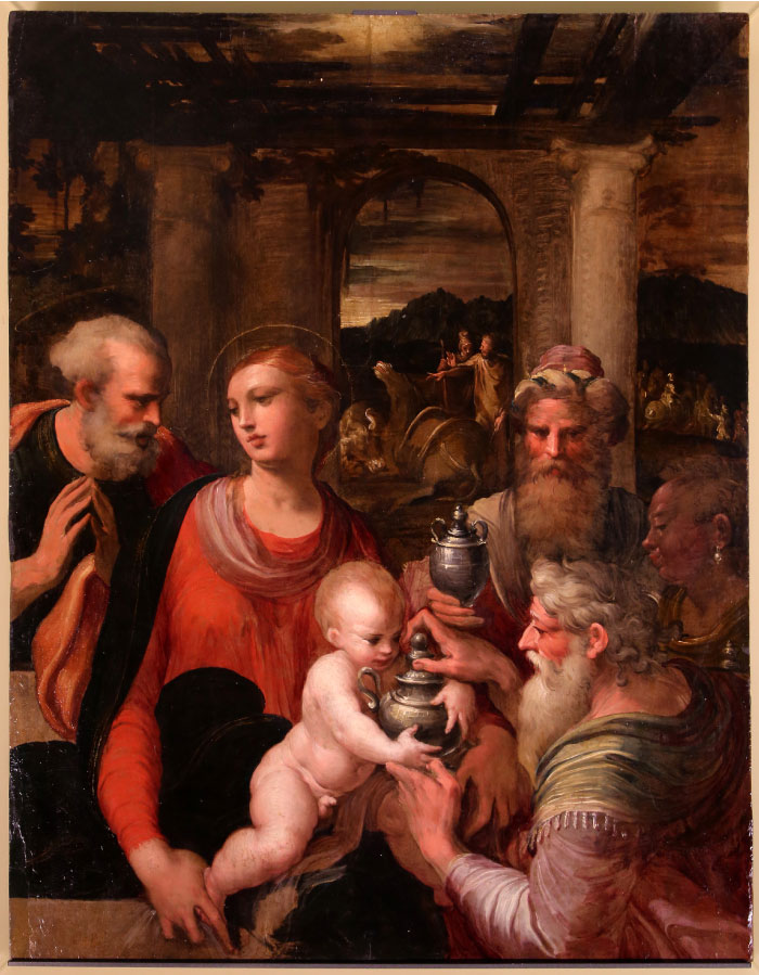 帕米贾尼诺(Parmigianino)作品-罗马教廷，1529年