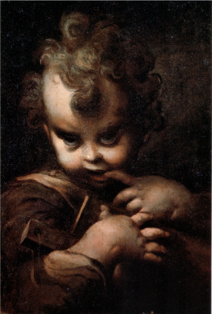 帕米贾尼诺(Parmigianino)作品-患有阿贝歇的孩子