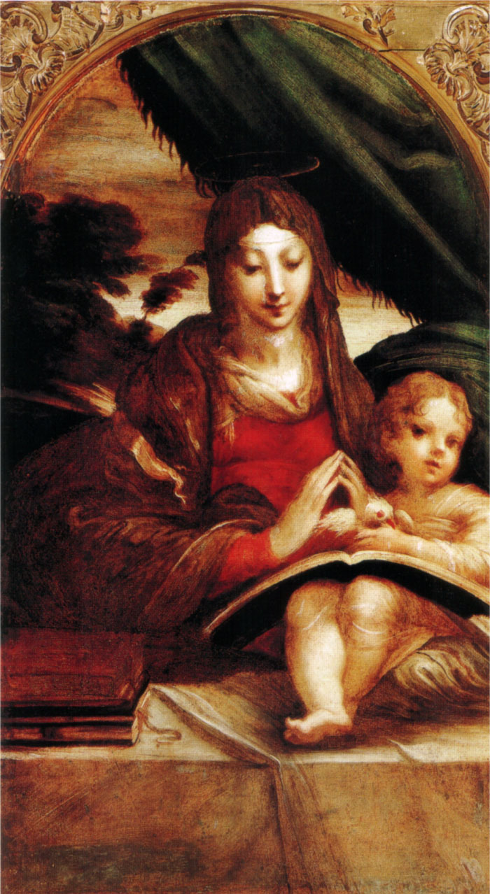 帕米贾尼诺(Parmigianino)作品-玛丹娜·多里亚 madonna doria
