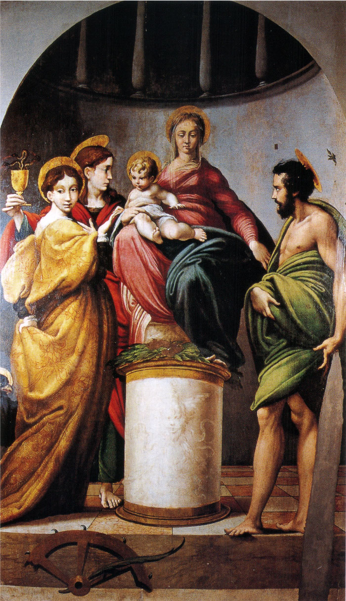 帕米贾尼诺(Parmigianino)作品-pala di bardi