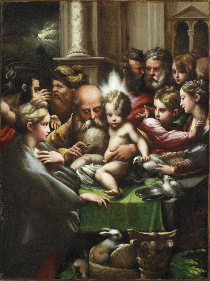 帕米贾尼诺(Parmigianino)作品-The Circumcision