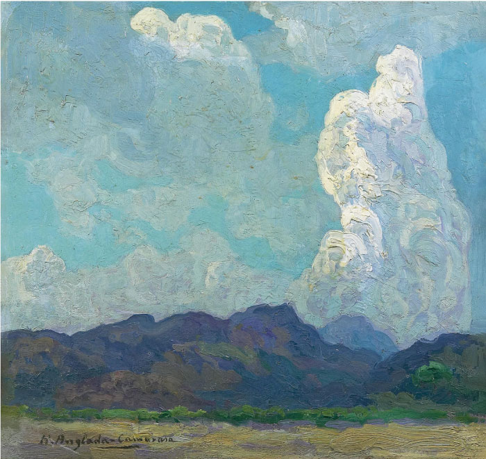 安格拉达·卡马拉萨（Anglada Camarasa）作品-云景
