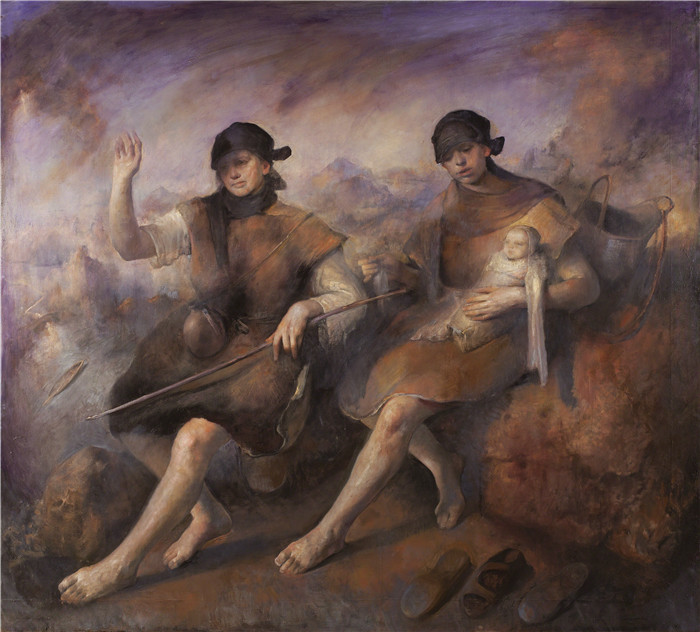 奥德·纳德卢姆 (Odd Nerdrum)高清油画- 在边界上