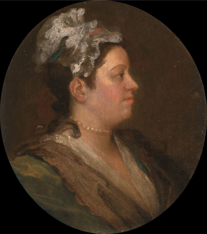 威廉·霍加斯（William Hogarth）超清油画作品-玛丽·后噶斯 Mary Hogarth