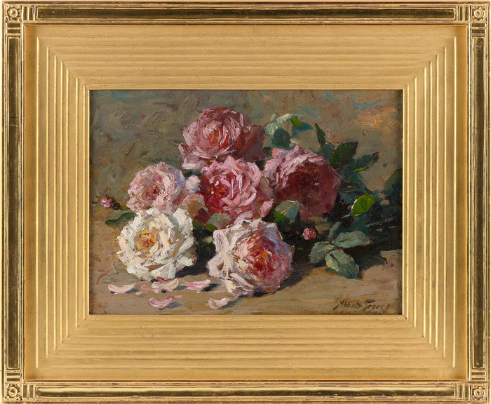 阿博特·富勒·格拉夫（Abbott Fuller Graves）油画-玫瑰