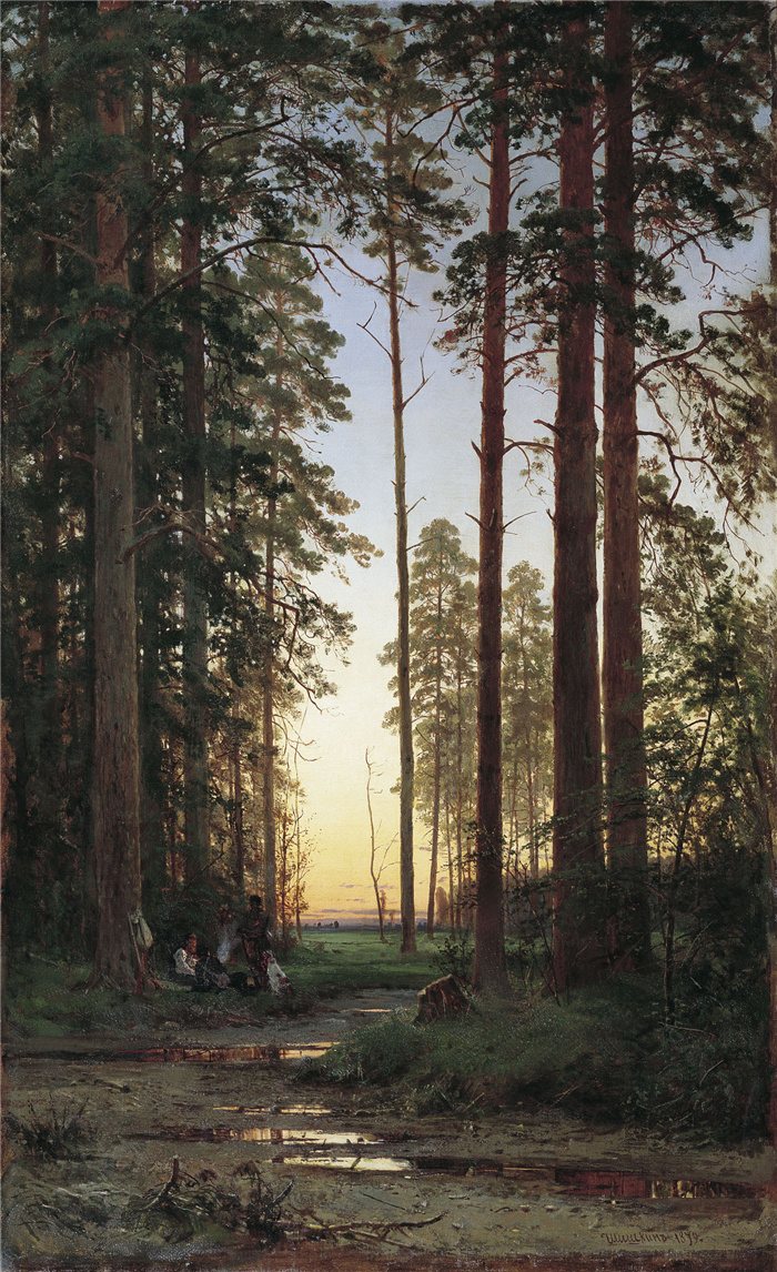 希施金 （Ivan I. Shishkin ） 作品-Edge of the Forest