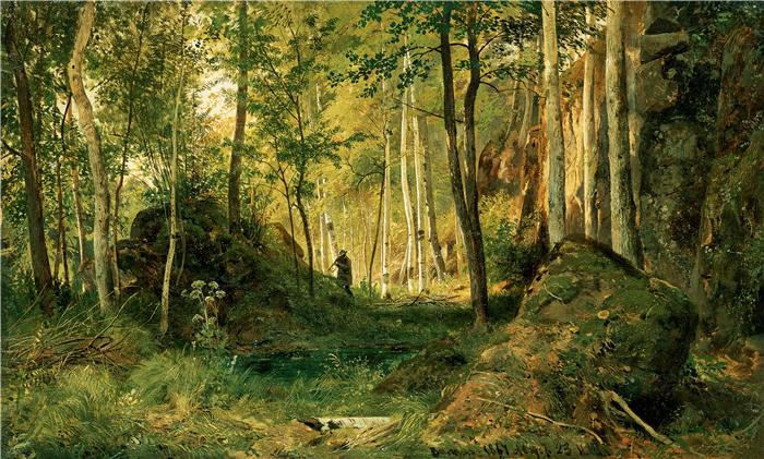 希施金 （Ivan I. Shishkin ） 作品-森林打猎