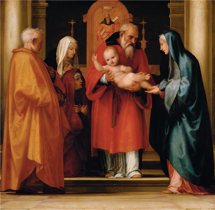 弗拉·巴托洛梅奥（Fra Bartolommeo）-基督在圣殿中的呈