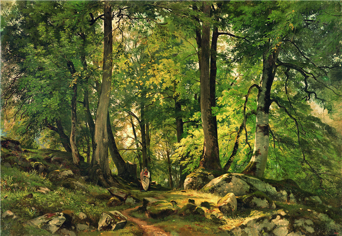 希施金 （Ivan I. Shishkin ） 作品-瑞士的山毛榉森林