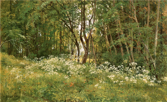 希施金 （Ivan I. Shishkin ） 作品-野花