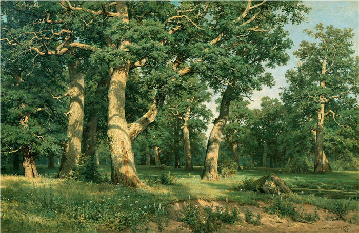 希施金 （Ivan I. Shishkin ） 作品-橡树林