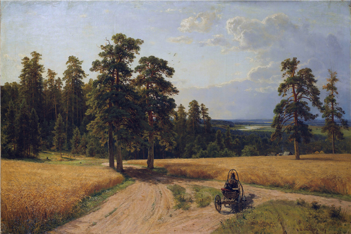 希施金 （Ivan I. Shishkin ） 作品-在松树林的边缘