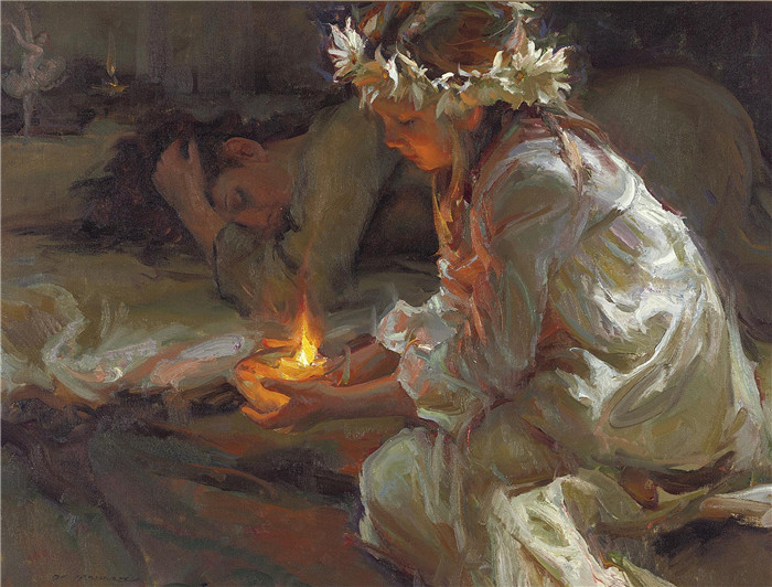 丹尼尔·格哈茨（Daniel Gerhartz）油画作品-希望的黎明 Dawn of Hope