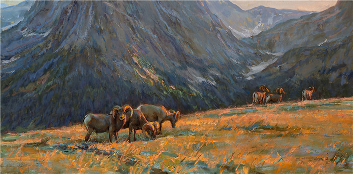 丹尼尔·格哈茨（Daniel Gerhartz）油画作品-山脊 From Ridge to Ridge