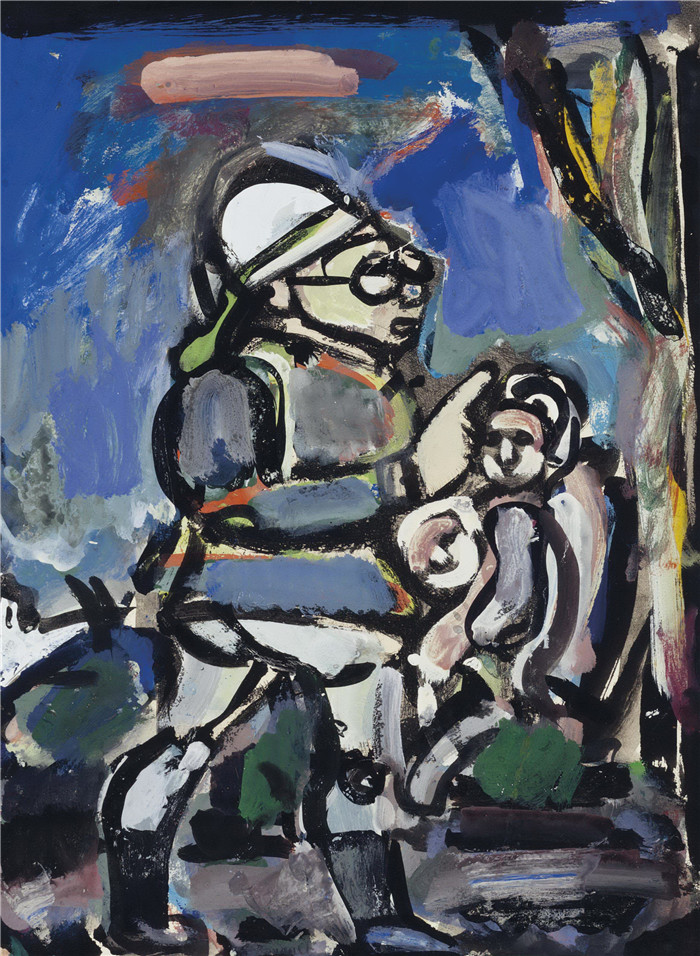 乔治·鲁奥（Georges Rouault）高清作品-殖民地部长