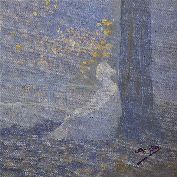 阿尔方斯·奥斯伯特(Alphonse Osbert) 高清油画-幻想  Fantasticheria