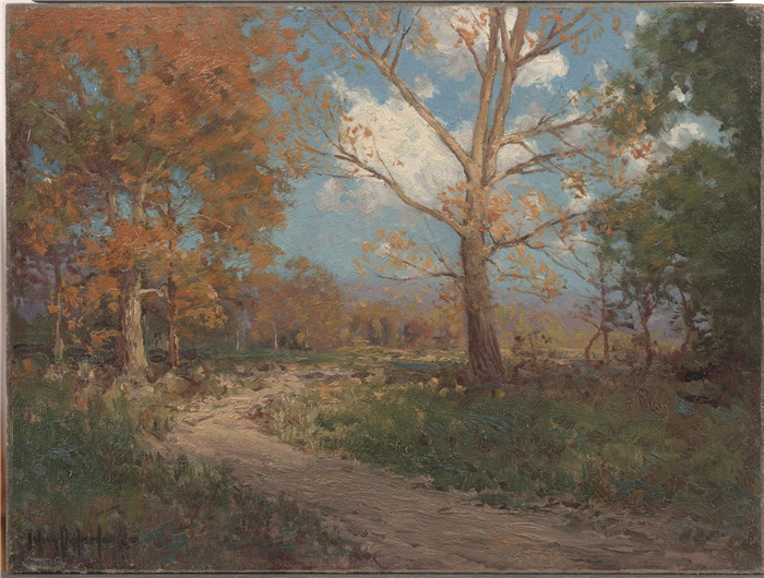 朱利安·昂德多克(Julian Onderdonk)高清油画-阳光,1911年