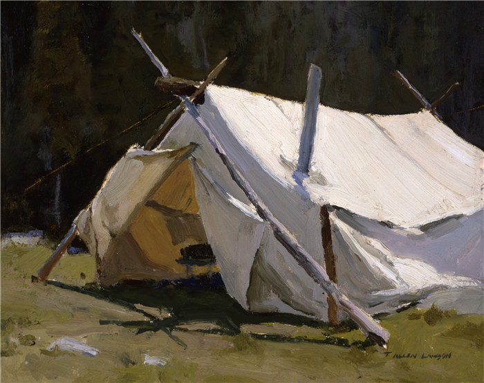 T·艾伦·劳森(T. Allen Lawson)高清作品-营地帐篷 Camp Tent copy