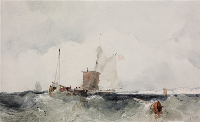 理查德·帕克斯·波宁顿（Richard Parkes Bonington）-英国海岸