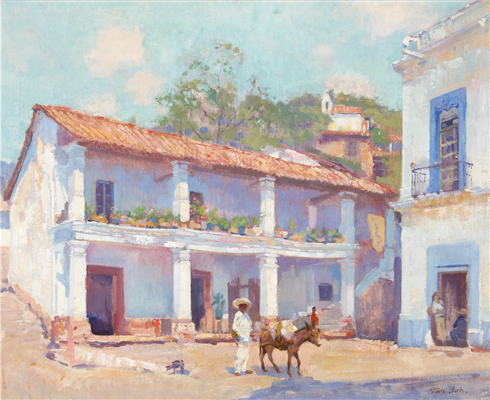 阿尔森•斯金纳•克拉克 (Alson Skinner Clark）高清作品-庄园 Hacienda