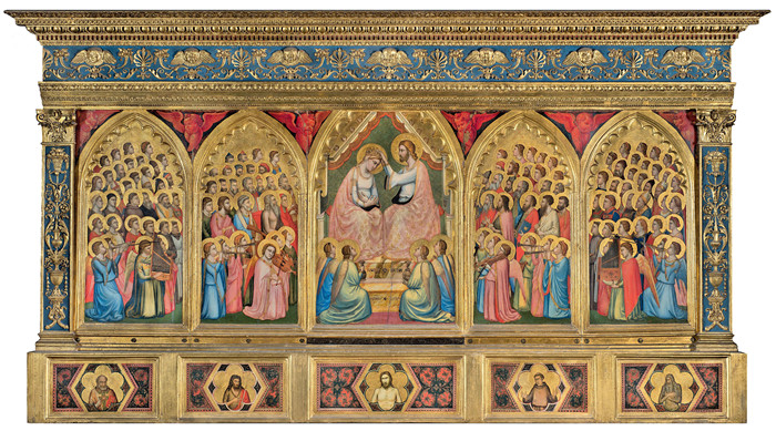 乔托·迪·邦多纳（Giotto di Bondone）高清作品-巴朗切利多普蒂奇教堂Baroncelli Polyptych c.1334年