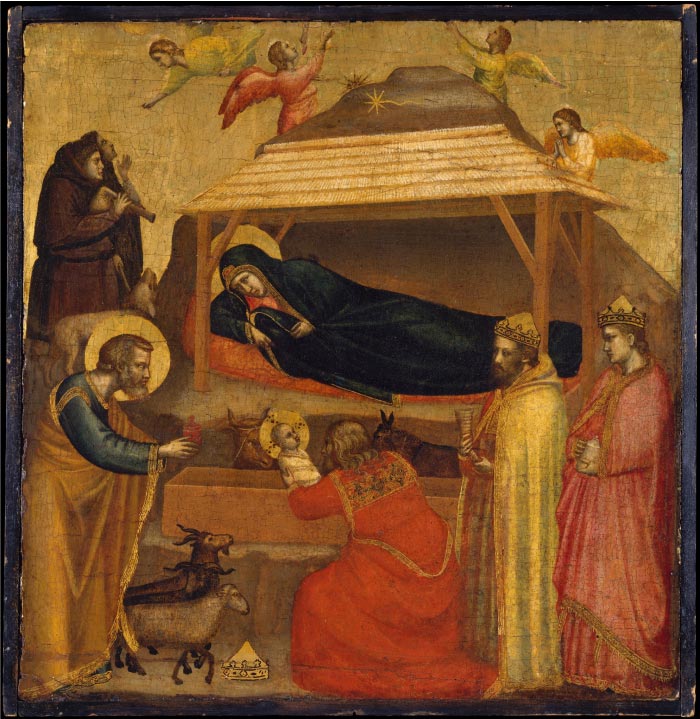 乔托·迪·邦多纳（Giotto di Bondone）高清作品-主显节 The Epiphany(born about 1430, 